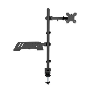 Foto 3 | Soporte de Escritorio para Laptop y Monitor Manhattan 462136 color Negro de 13'' a 32'' Ajuste Altura/Inclinación/Giro