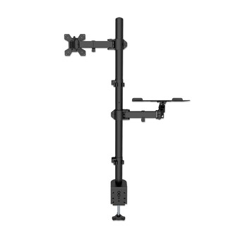 Foto 4 | Soporte de Escritorio para Laptop y Monitor Manhattan 462136 color Negro de 13'' a 32'' Ajuste Altura/Inclinación/Giro