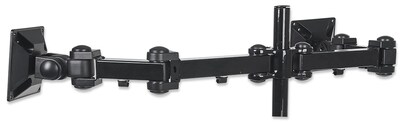 Foto 2 | Soporte de Escritorio para Monitores Manhattan 420808 color Negro para 2 Pantallas 13''-24'' 6 Kg C/U