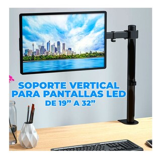 Foto 3 | Soporte para Pantalla Elegate de 19 a 32" color Negro