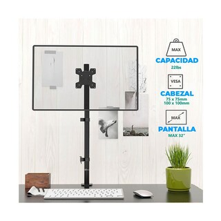 Foto 5 | Soporte para Pantalla Elegate de 19 a 32" color Negro