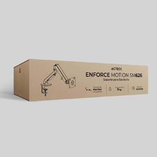 Foto 5 | Brazo Articulado Para Monitor Acteck Enforce Motion Sm626 Hasta 32 Pulgadas Ajustable Ac-936569 Color Blanco