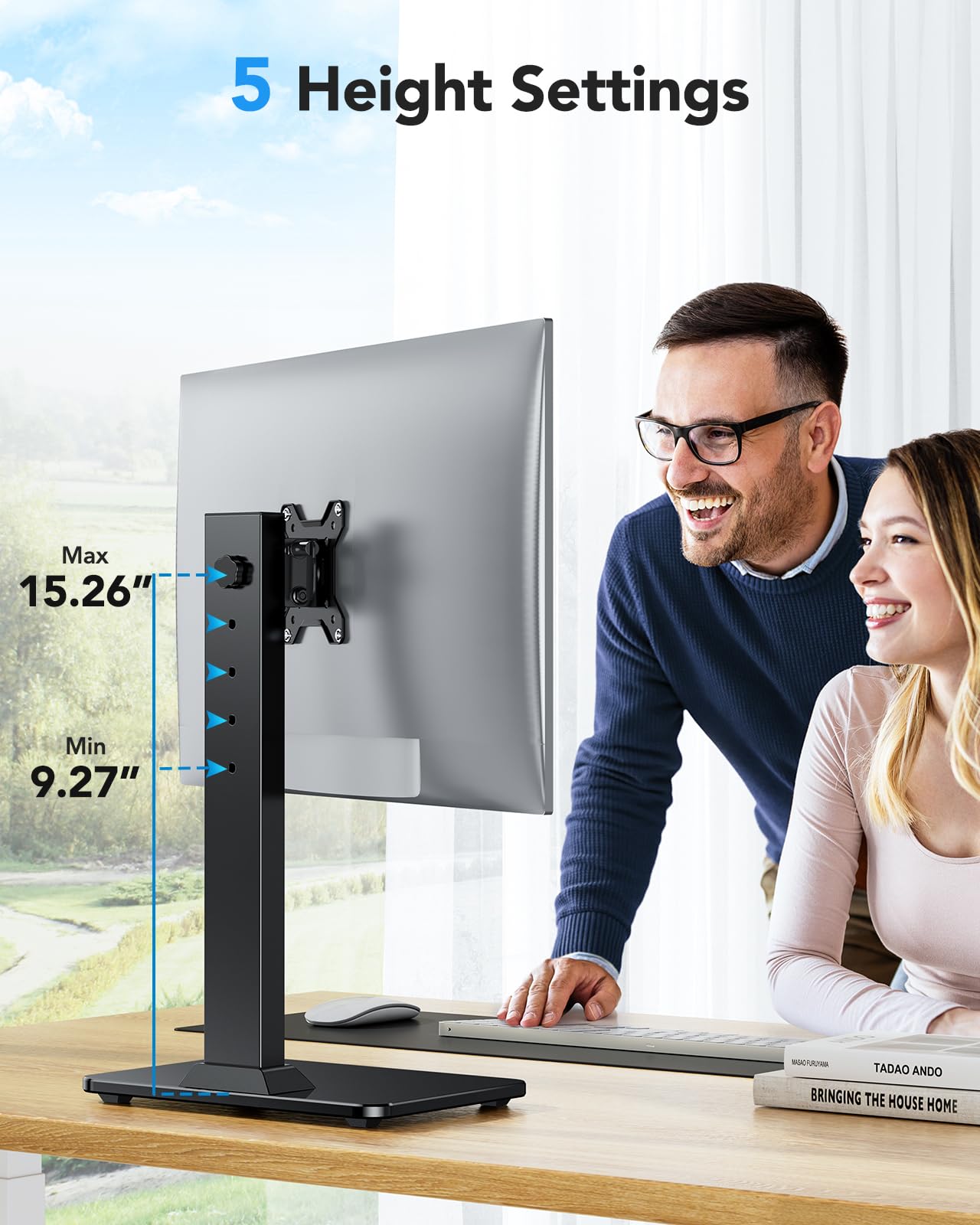Foto 4 pulgar | Soporte para Monitor Huanuo Soporta Hasta 20 kg para Pantallas de 13 a 34 Pulgadas - Venta Internacional
