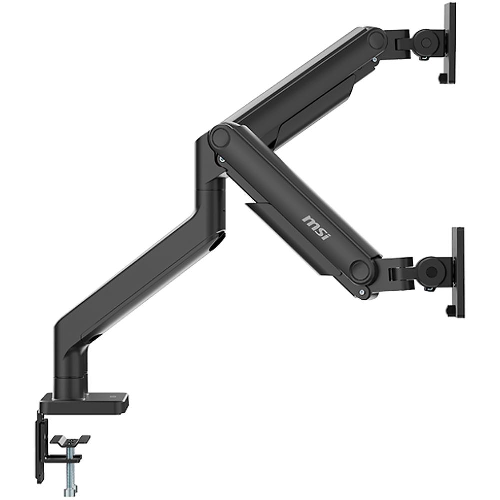 Foto 4 pulgar | Brazo Articulado Doble Para Monitor Msi Mag Mt201d Hasta 45 Pulgadas Negro