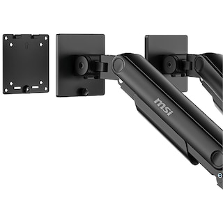 Foto 4 | Brazo Articulado Doble Para Monitor Msi Mag Mt201d Hasta 45 Pulgadas Negro