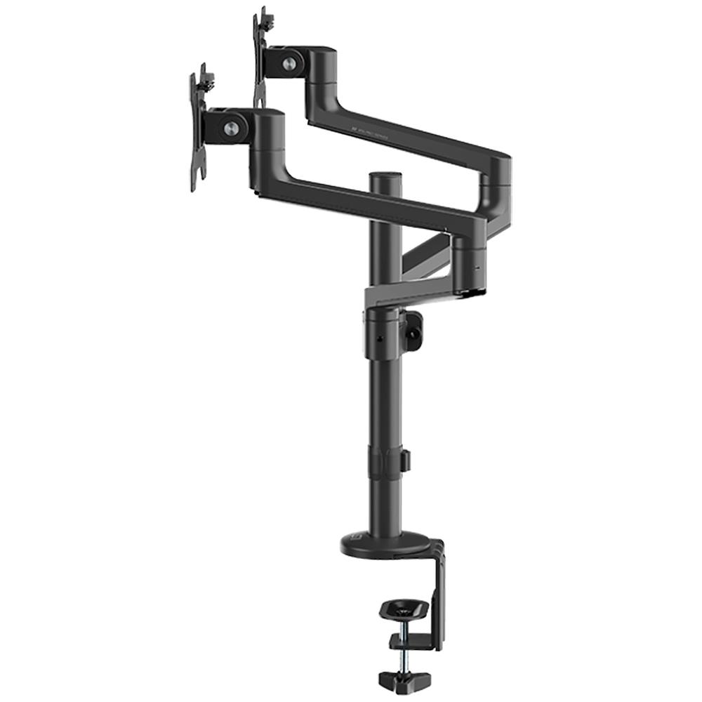 Foto 5 pulgar | Brazo Articulado Doble Para Monitor Msi Pro Mt81d Hasta 32 Pulgadas Negro
