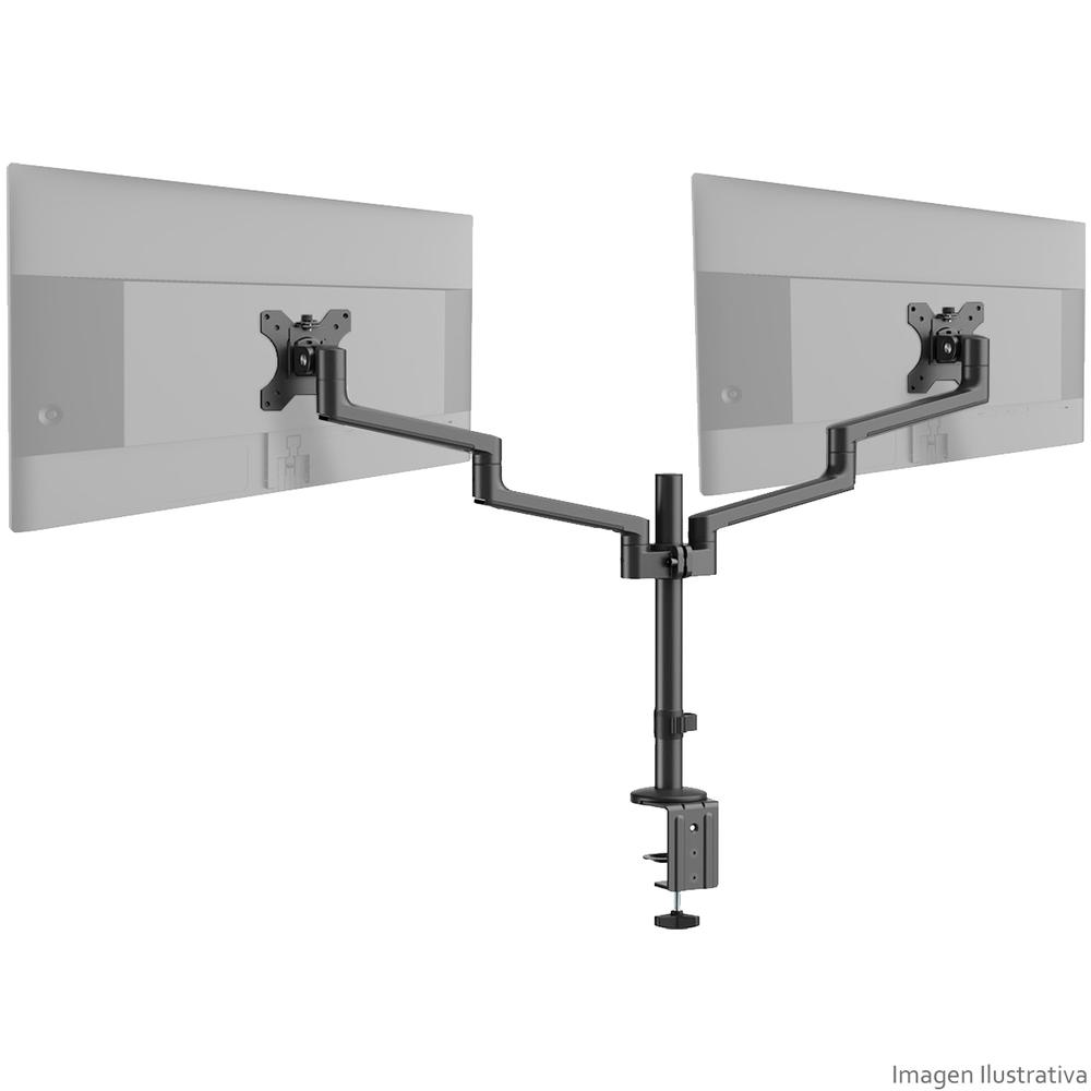 Foto 7 pulgar | Brazo Articulado Doble Para Monitor Msi Pro Mt81d Hasta 32 Pulgadas Negro
