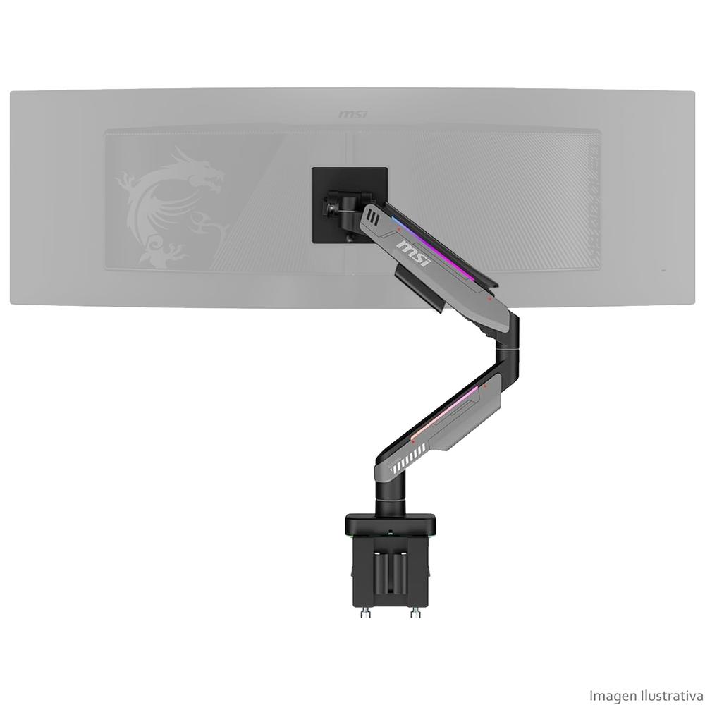 Foto 6 | Brazo Articulado Para Monitor Mis Mpg Mt201r Rgb Hasta 49 Pulgadas Negro/gris