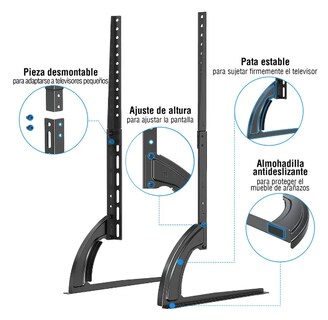 Foto 3 | Soporte Xtellar Para Tv Mountup Base De Pantalla 32 A 65 Pulgadas Color Negro