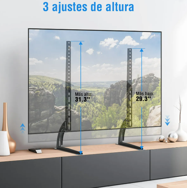 Foto 4 | Soporte Xtellar Para Tv Mountup Base De Pantalla 32 A 65 Pulgadas Color Negro