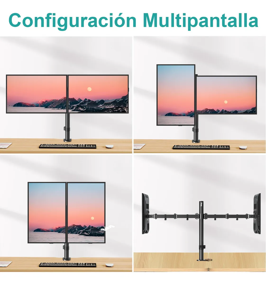 Foto 4 pulgar | Soporta Pantallas Belug De Hasta 27'' Y 35.2 Lb.negro