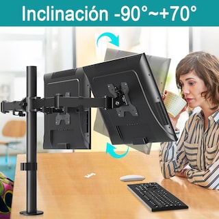 Foto 5 | Soporta Pantallas Belug De Hasta 27'' Y 35.2 Lb.negro