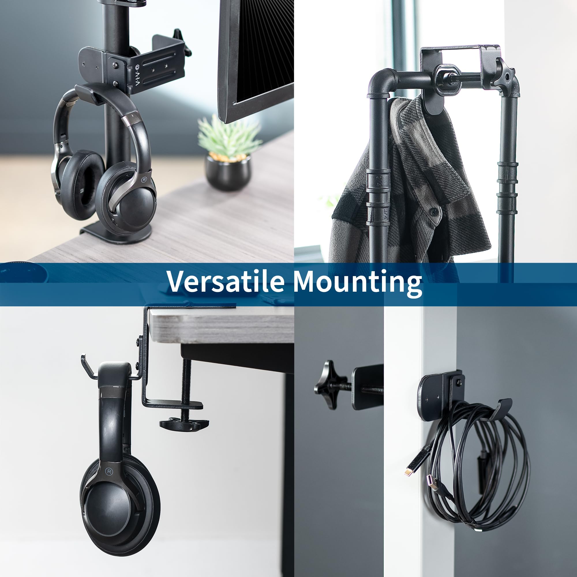 Foto 3 pulgar | Gancho De Pinza Vivo Mount-hlc1 Para Escritorio Y Pata De Escritorio - Venta Internacional.