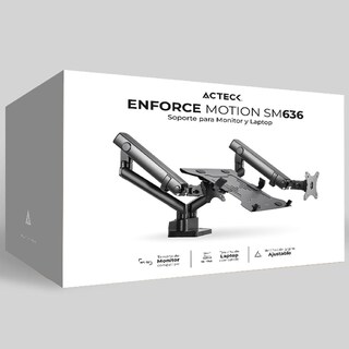 Foto 6 | Soporte Acteck Para Monitor Y Laptop Enforce Motion Sm636 Monitor Hasta 32 Pulgadas Laptop Hasta 15.