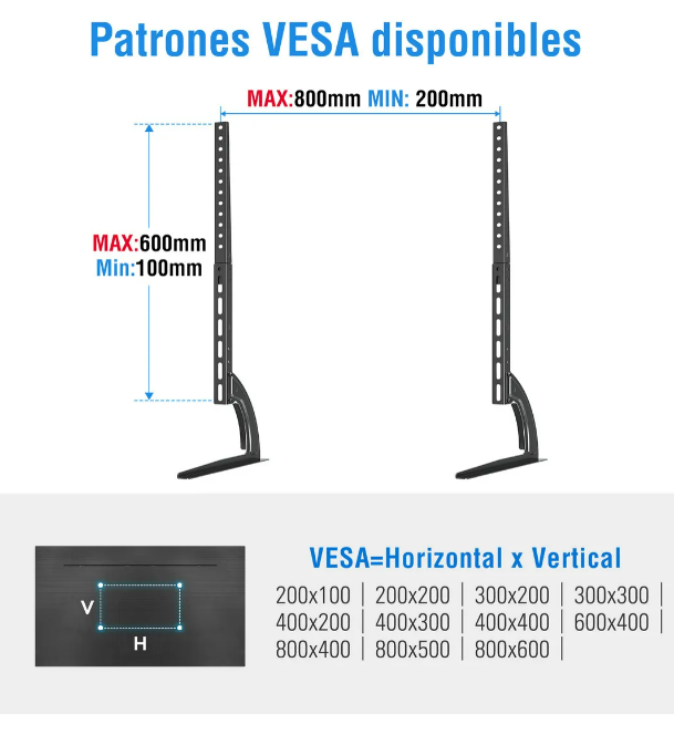 Foto 2 | Soporte Xtellar Para Tv De 32-65 Pulgadas En Color Negro - Ajustable Y Universal