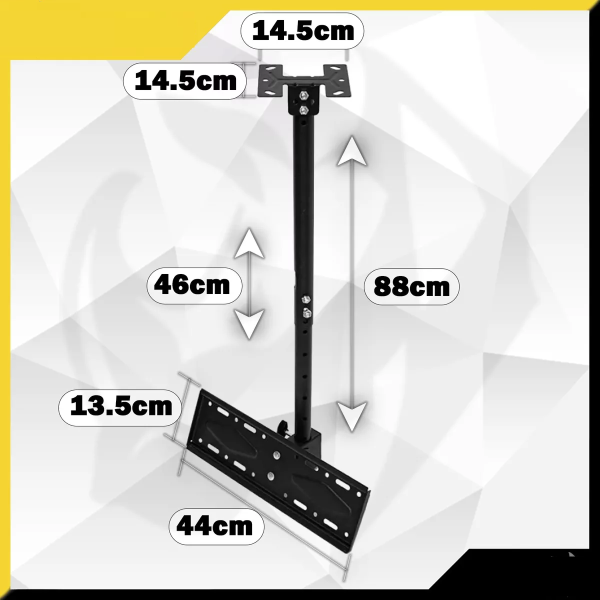Foto 4 pulgar | Soporte de Pantalla para Techo Eo Safe Imports ESI-10829 Negro para Monitores de 26 a 60 Pulgadas