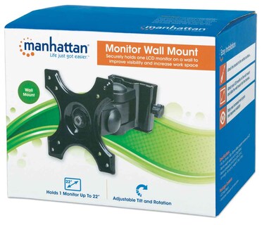 Foto 2 | Soporte de Pared Manhattan color Negro para Monitor