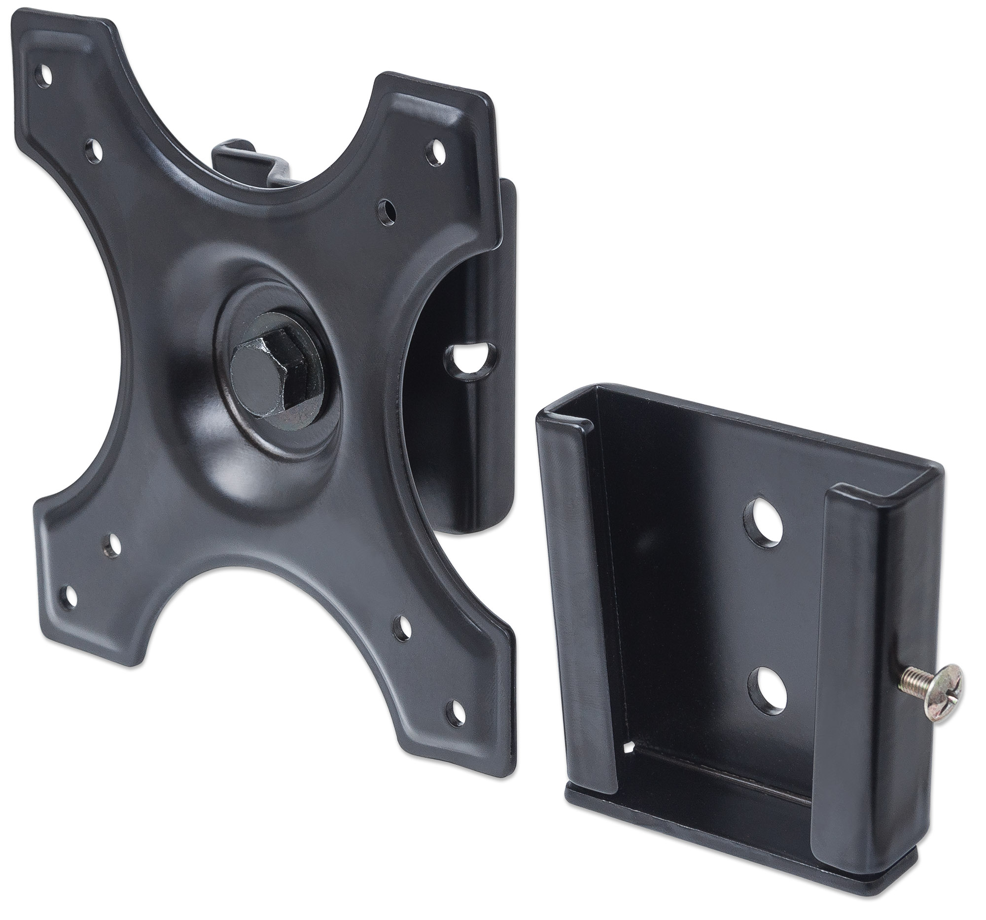 Foto 5 pulgar | Soporte Monitor Pared Manhattan 422840 13'' a 32'' 15 Kg Montaje Fijo Negro
