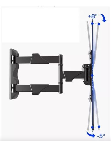 Foto 3 | Soporte De Pared Para Tv/monitor De 32'' A 55'' Negro