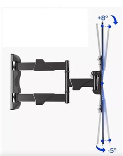 Foto 3 | Soporte De Pared Para Tv/monitor De 32'' A 55'' Negro