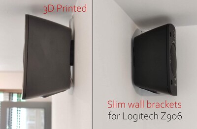 Foto 5 | Soportes de Montaje en Pared para El Sistema Logitech Z906 5.1 - Venta Internacional