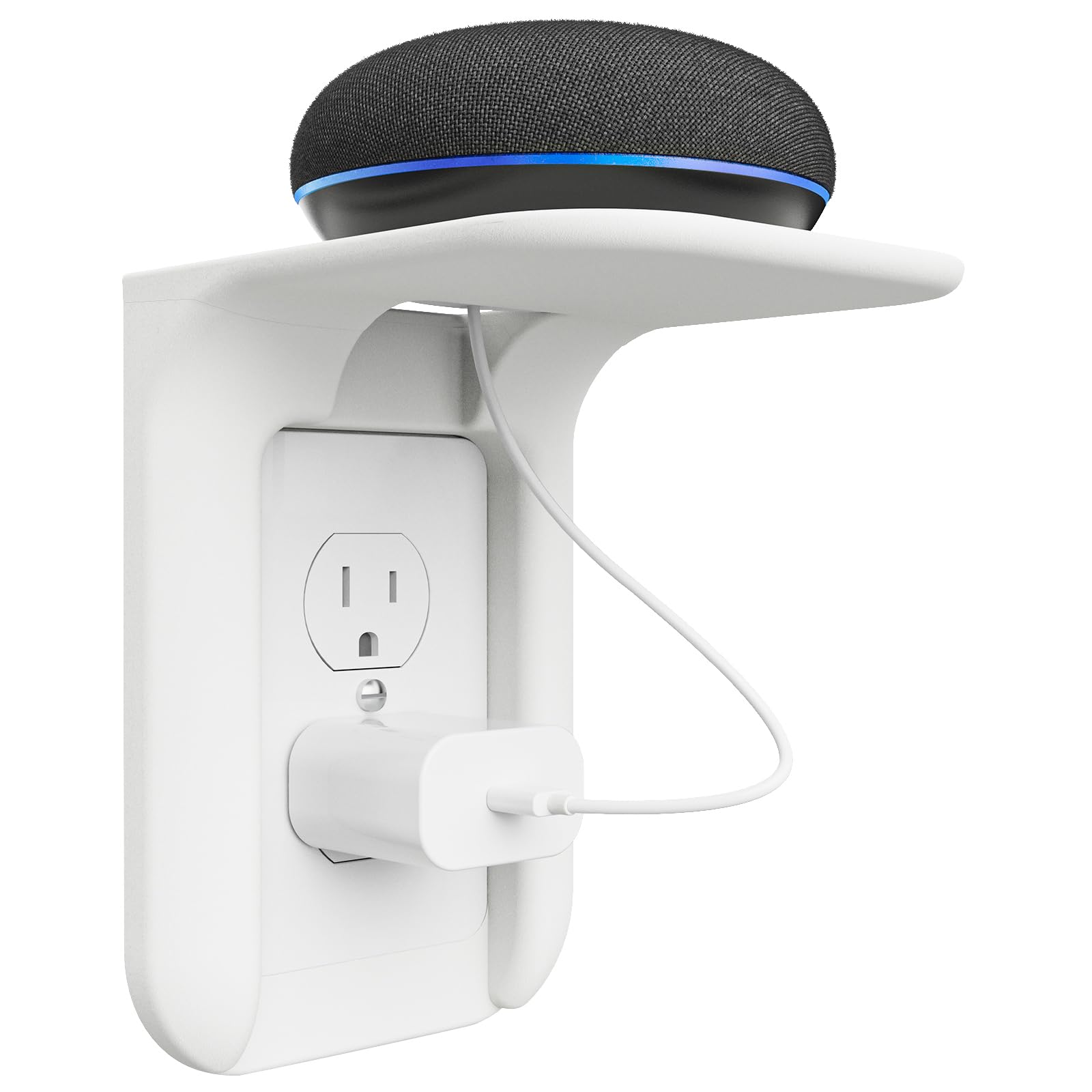 Foto 2 pulgar | Soporte de Pared Outlet Shelf Wali Ols001-w para Smart Home Color Blanco - Venta Internacional