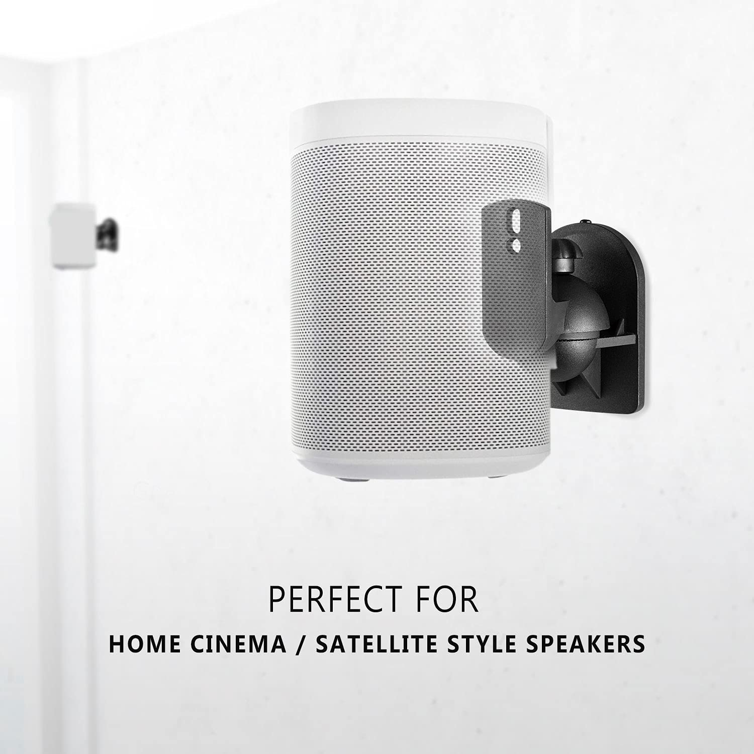 Foto 6 pulgar | Soportes de Pared y Techo para Altavoces WALI SWM202 de hasta 3,5 kg Negro - Venta Internacional