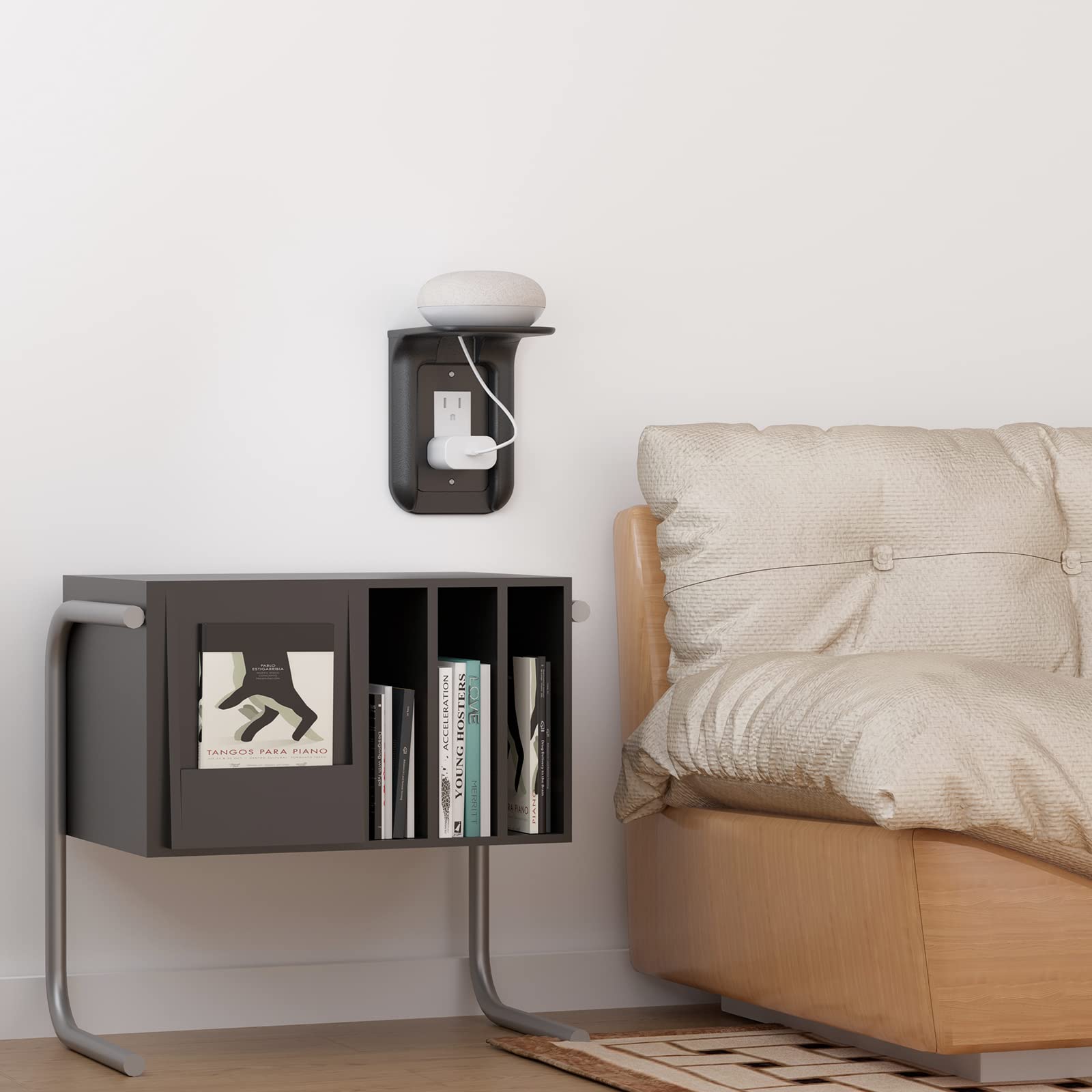 Foto 3 pulgar | Soporte de Pared Outlet Shelf Wali Ols001-b para Smart Home color Negro - Venta Internacional