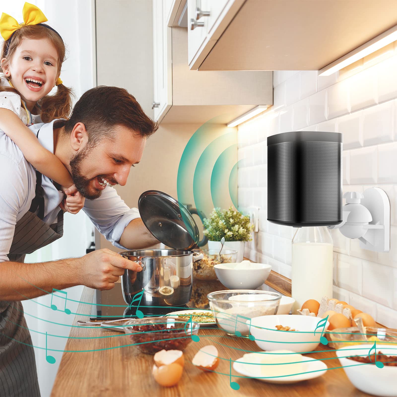 Foto 5 pulgar | Soporte de Pared Wali Blancos 4 Piezas-Venta Internacional