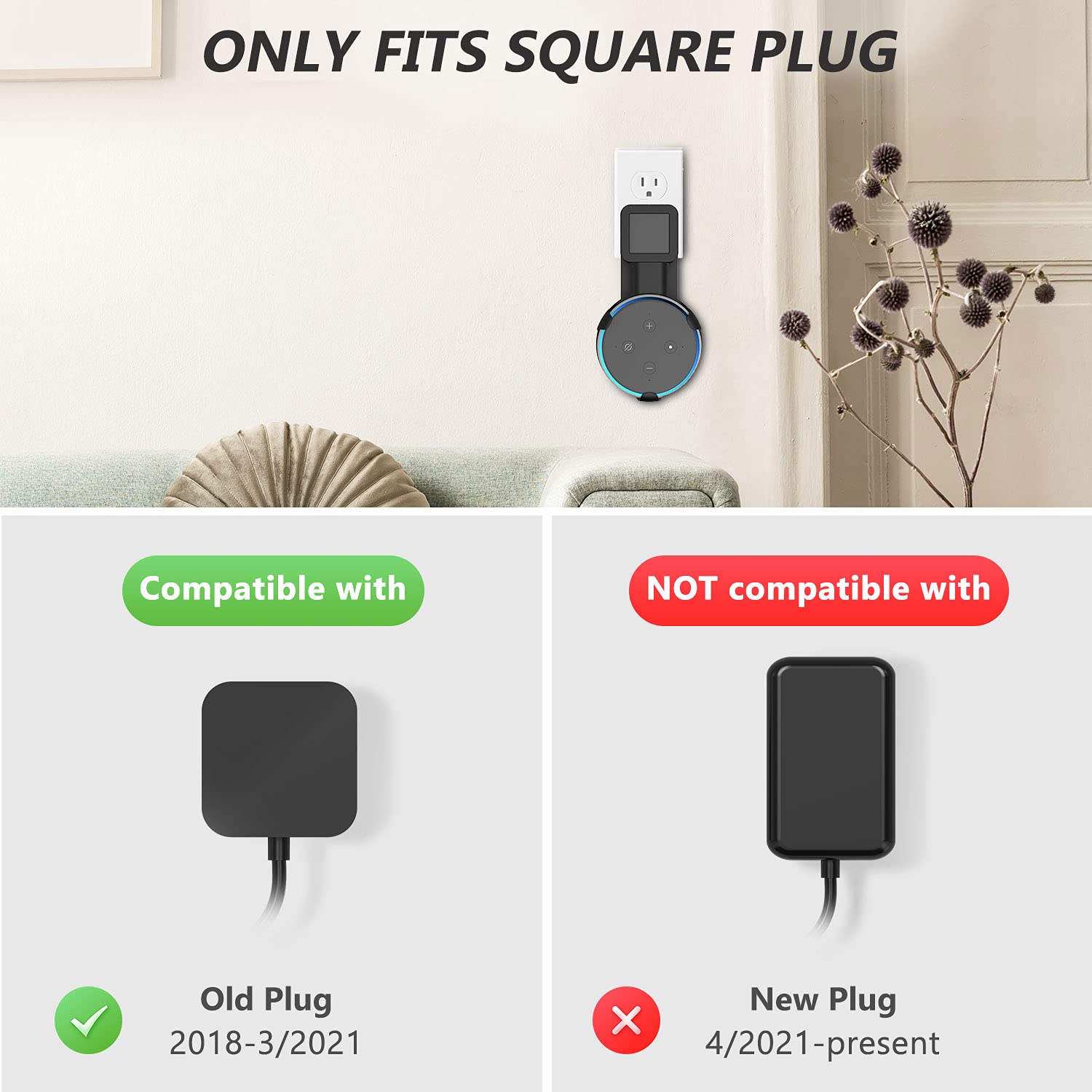 Foto 3 pulgar | Soporte de Pared Wali para Echo Dot 3ra Generación-Venta Internacional