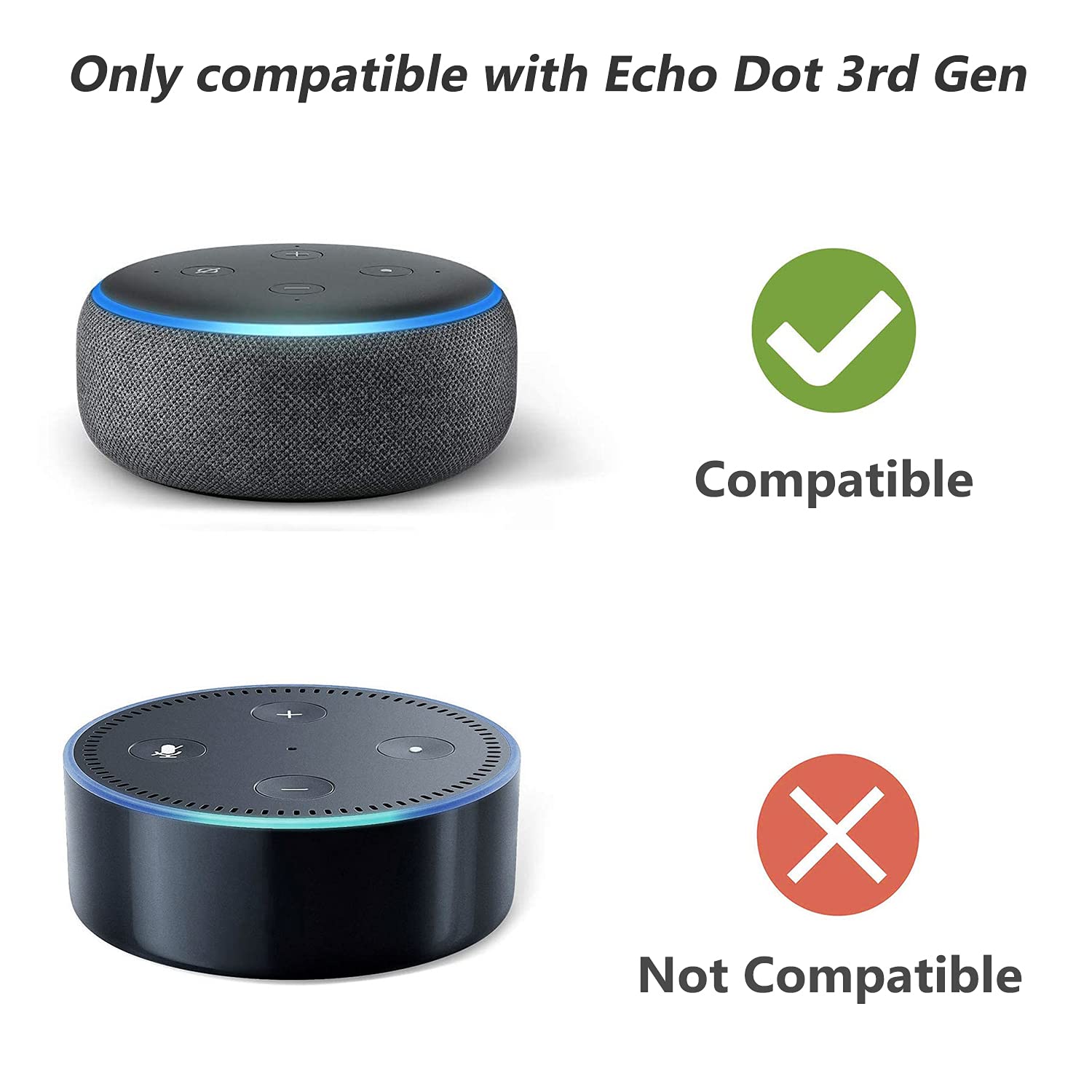 Foto 6 pulgar | Soporte de Pared Wali para Echo Dot 3ra Generación-Venta Internacional