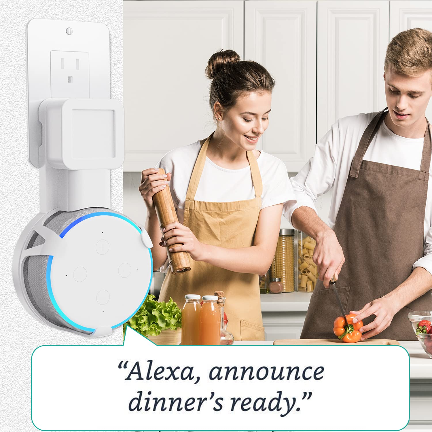 Foto 5 pulgar | Soporte de Pared Wali Echo Dot 3ra Generación 2 Piezas-Venta Internacional