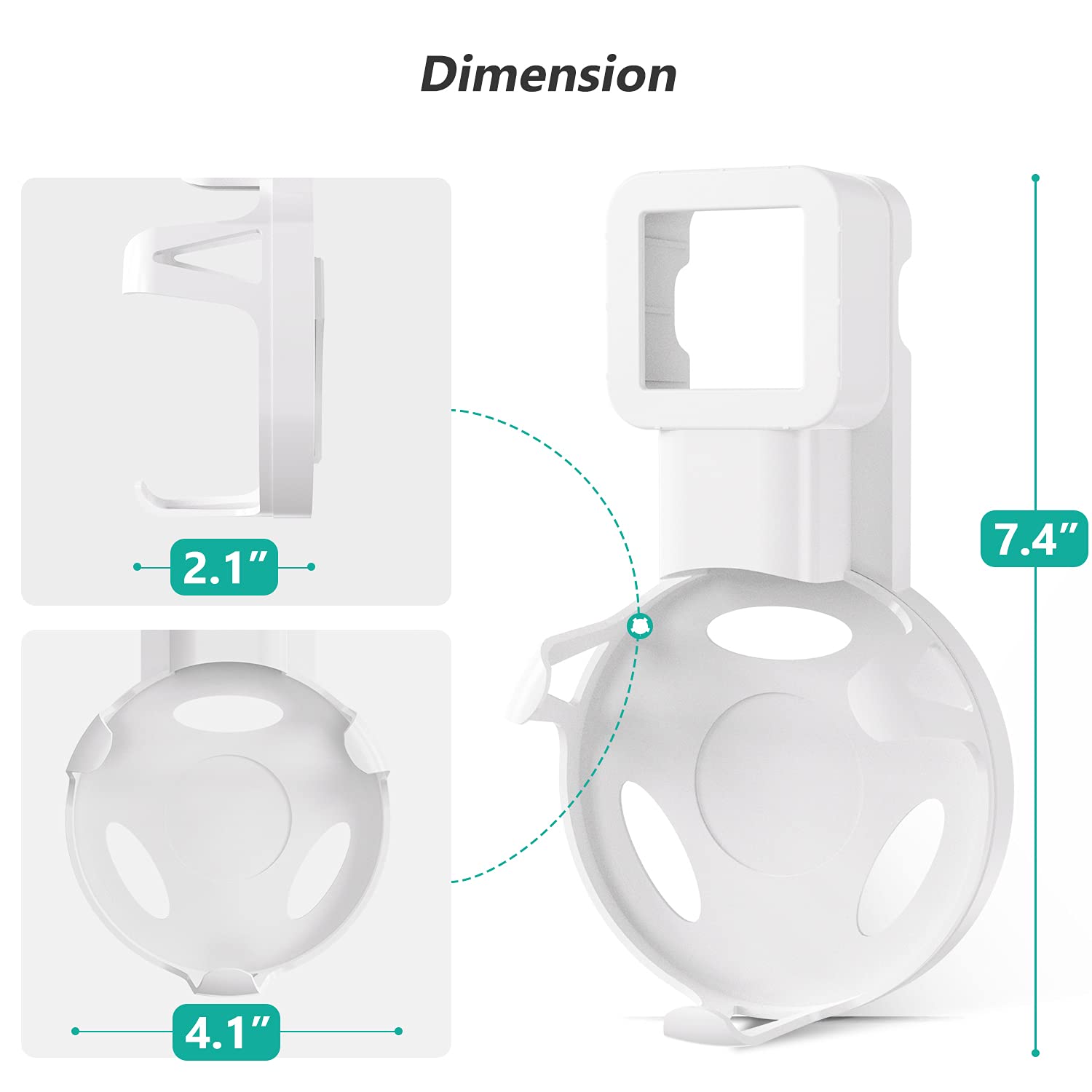 Foto 8 pulgar | Soporte de Pared Wali Echo Dot 3ra Generación 2 Piezas-Venta Internacional