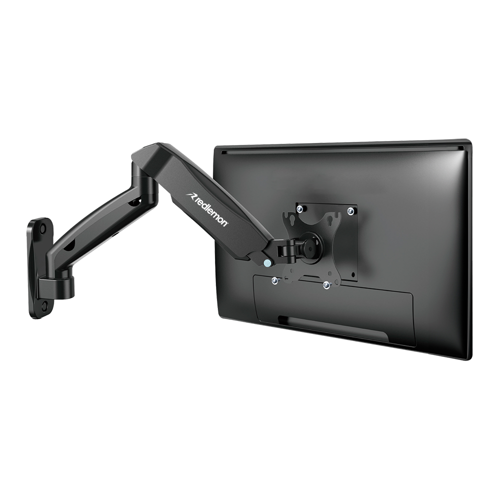 Foto 8 | Soporte Para Monitor De Pared Brazo Móvil Hidráulico 17-32 Pulgadas, Redlemon, Color Negro, 84142