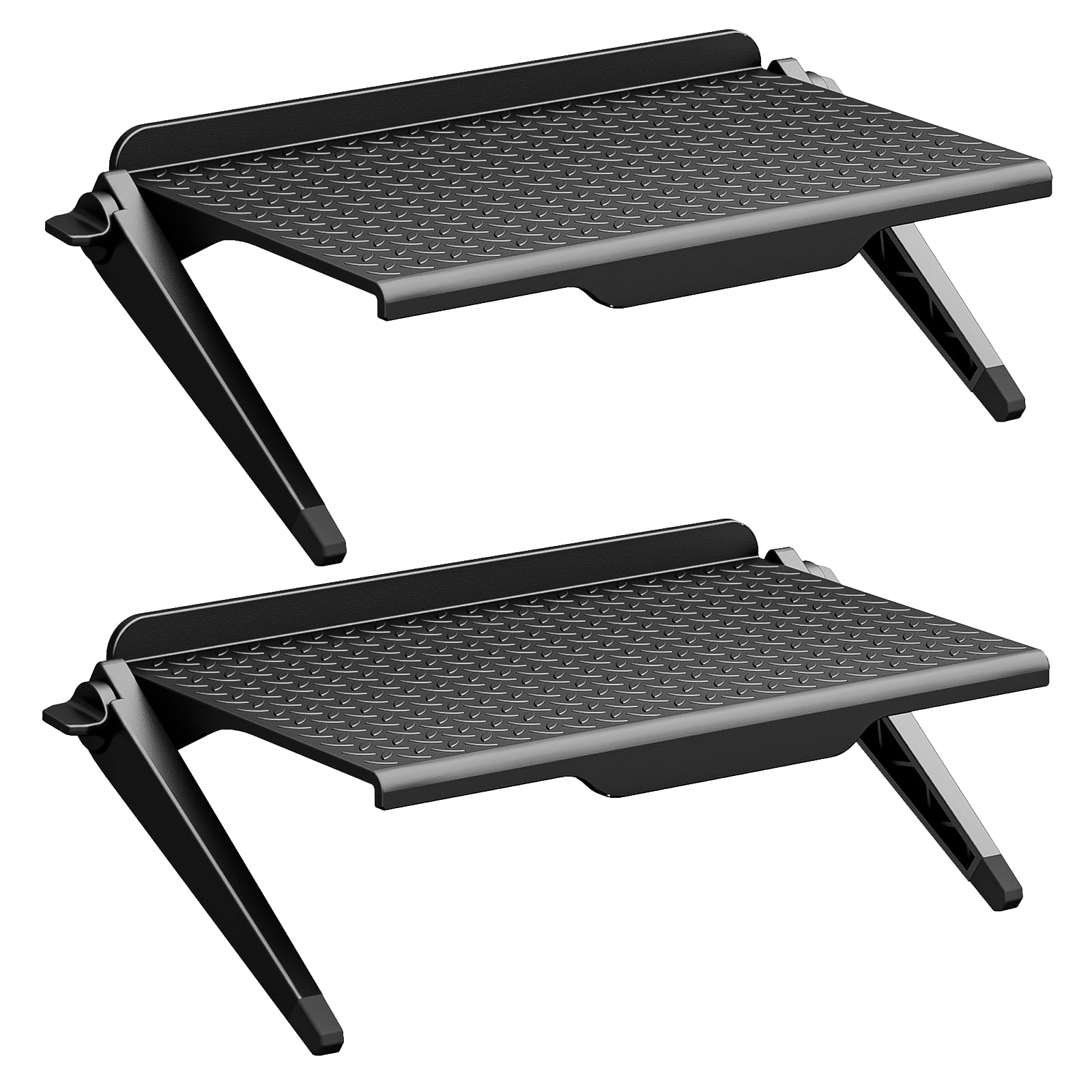 Foto 2 pulgar | Estante Superior Para Tv Wali Tsp001-2b, 8 Pulgadas, Ajustable, Negro, X2 - Venta Internacional.