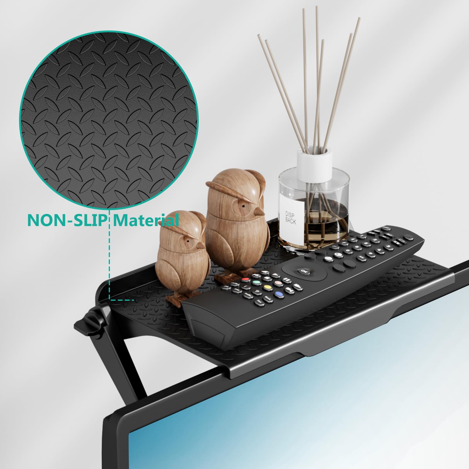 Foto 7 pulgar | Estante Superior Para Tv Wali Tsp001-2b, 8 Pulgadas, Ajustable, Negro, X2 - Venta Internacional.