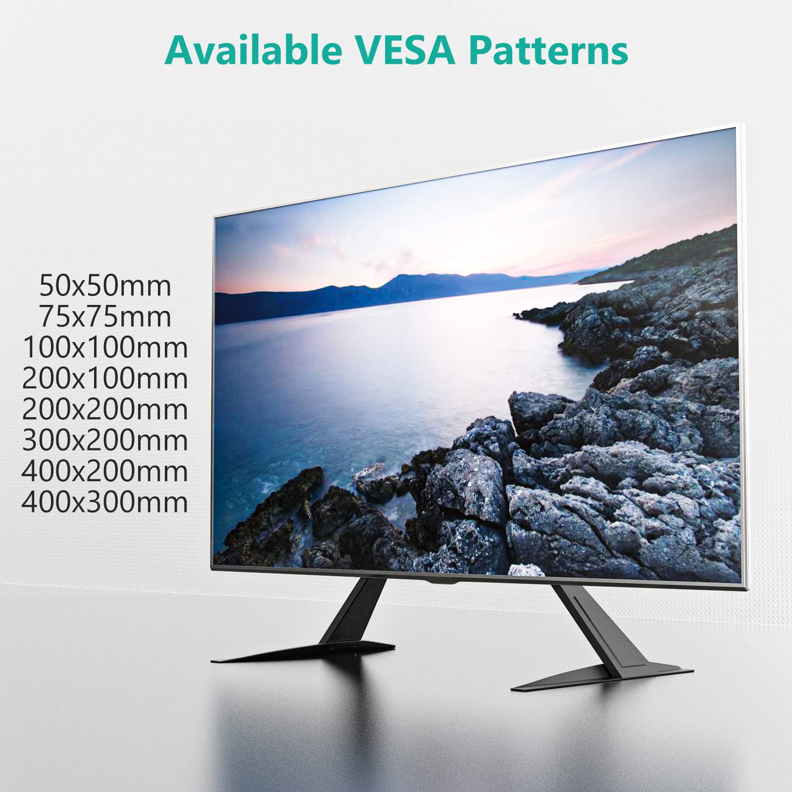Foto 8 pulgar | Soporte De Tv Wali Universal De Sobremesa Con Pantalla Plana Lcd De 23-42 Pulgadas - Venta Internacional.