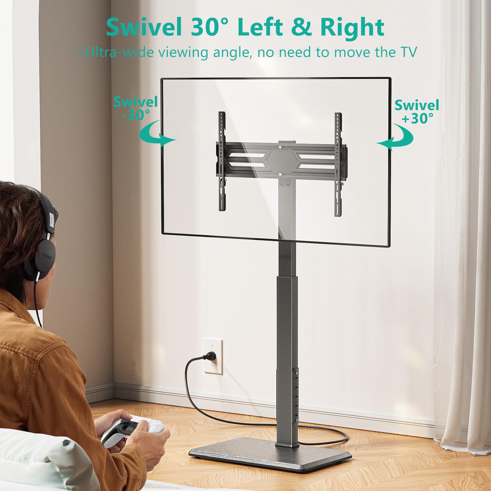 Foto 5 pulgar | Soporte de Suelo Wali Tvdvd-7p para Tv de 32 a 75 " de hasta 50 kg - Venta Internacional