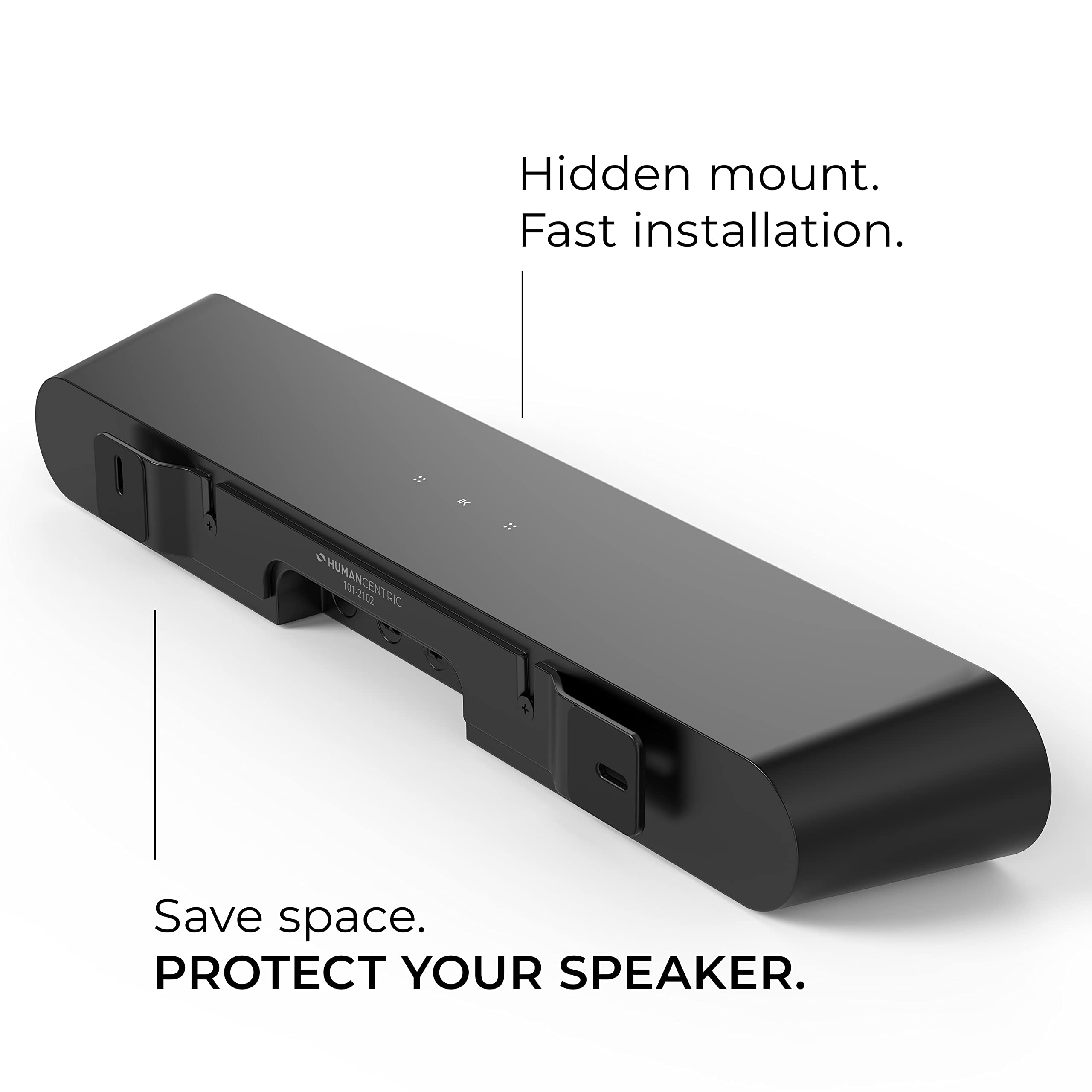 Foto 7 pulgar | Soporte de Pared para Barra de Sonido Sonos Ray HumanCentric Negro - Venta Internacional