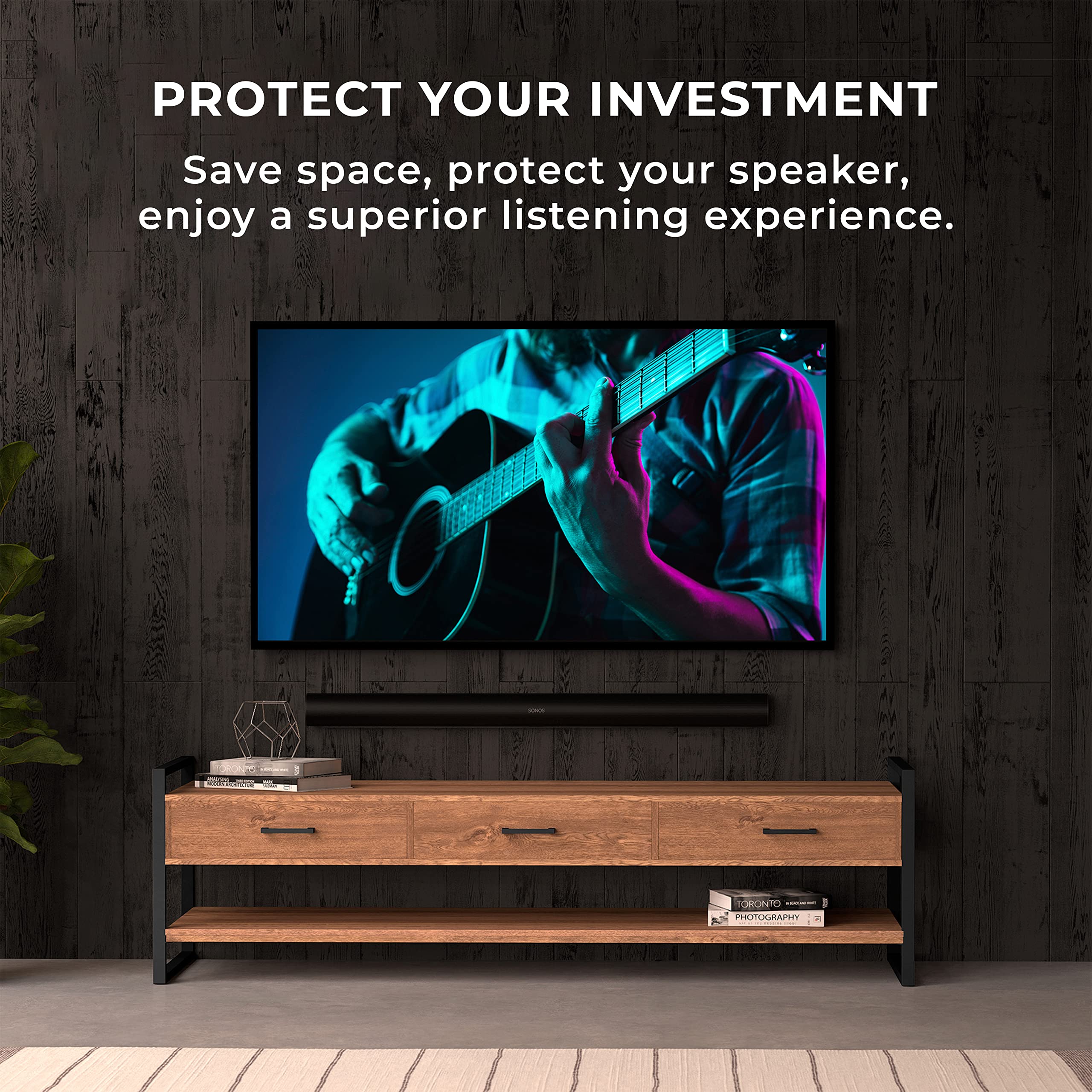 Foto 5 | Soporte de Pared HumanCentric para Barra de Sonido Sonos Arc y Sonos Arc Ultra - Venta Internacional