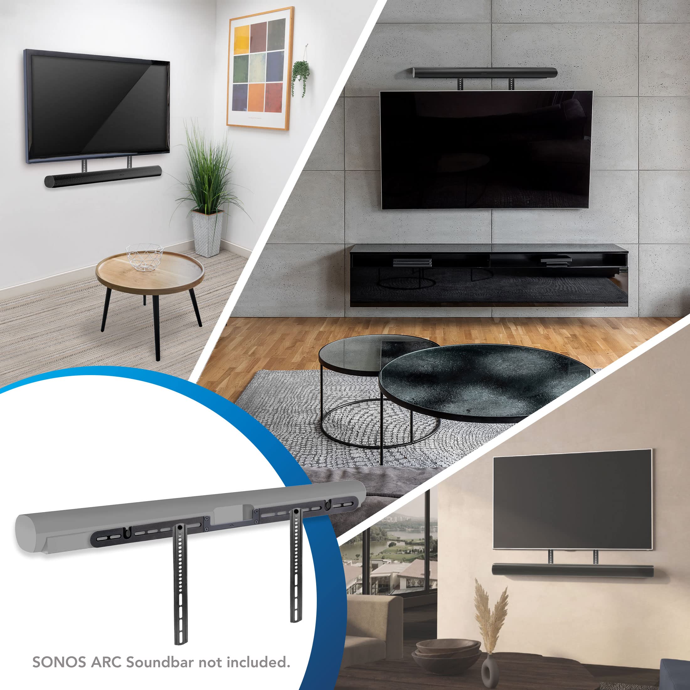 Foto 4 pulgar | Soporte de Tv Mount-it! Compatible con Barras de Sonido Sonos Arc - Venta Internacional