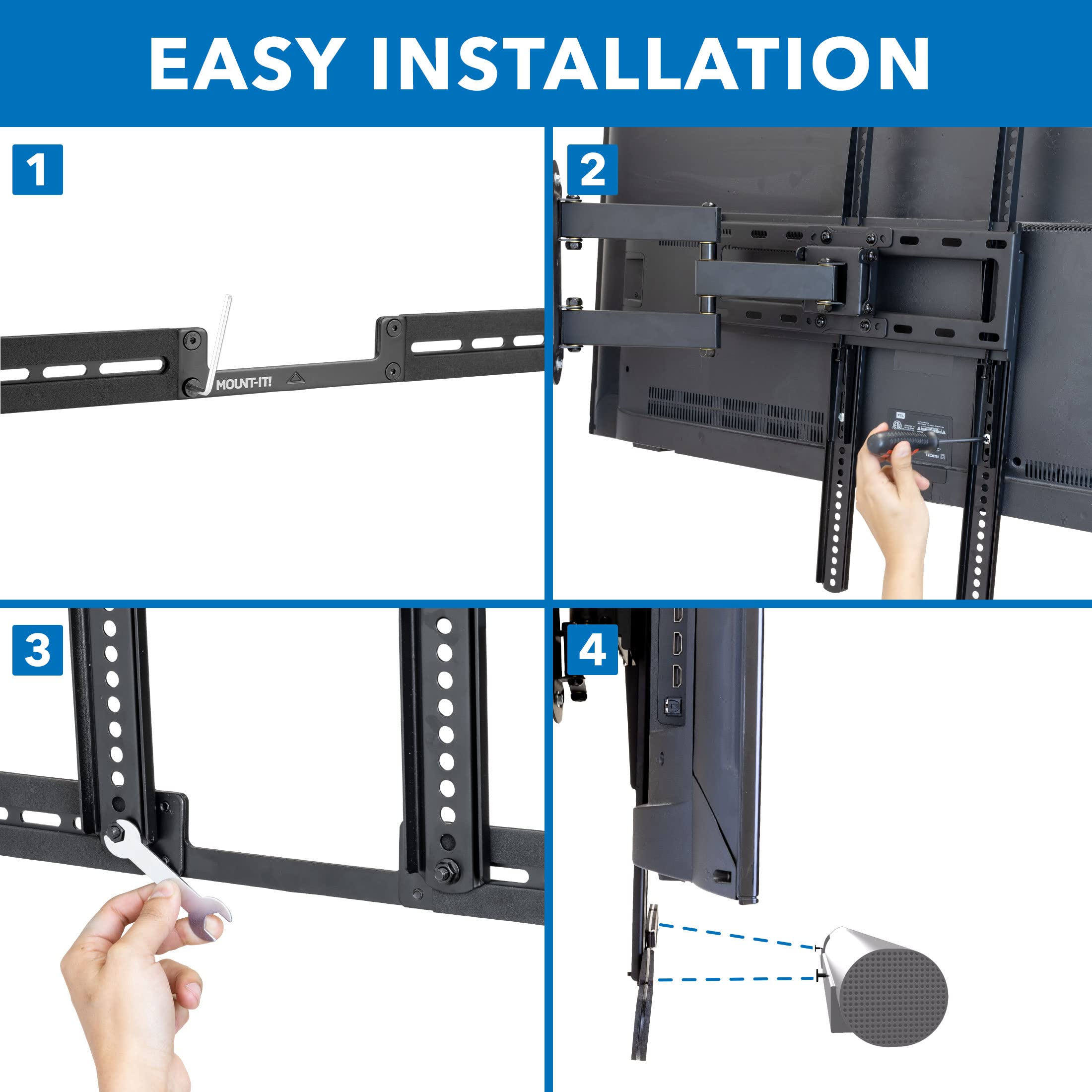 Foto 7 pulgar | Soporte de Tv Mount-it! Compatible con Barras de Sonido Sonos Arc - Venta Internacional