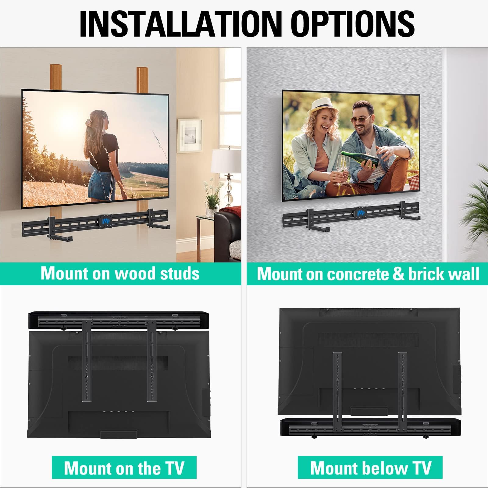 Foto 6 pulgar | Soporte Para Barra De Sonido Dream Md5425 Para Televisores De Hasta 9 Kg - Venta Internacional.