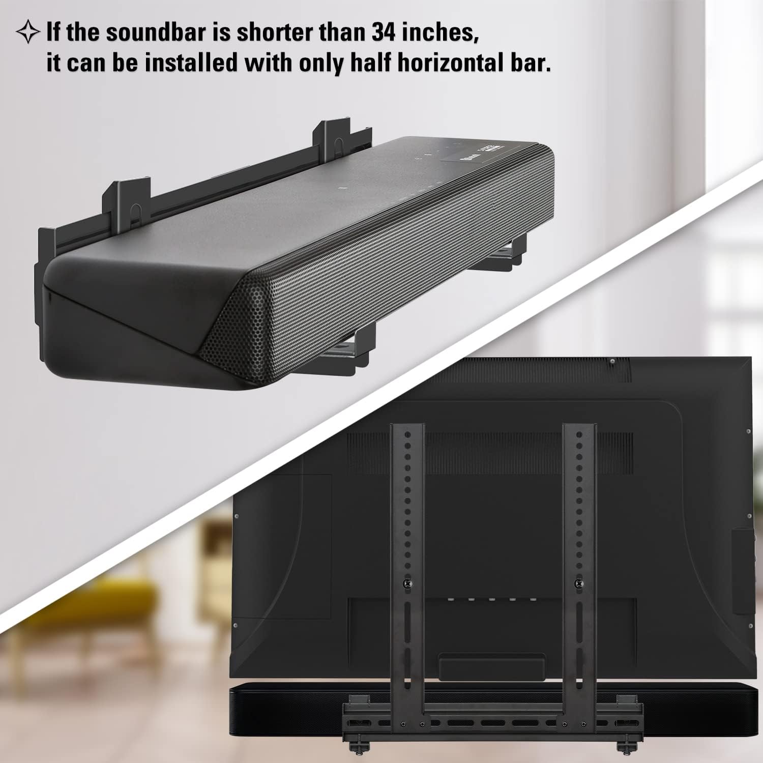 Foto 7 pulgar | Soporte Para Barra De Sonido Dream Md5425 Para Televisores De Hasta 9 Kg - Venta Internacional.