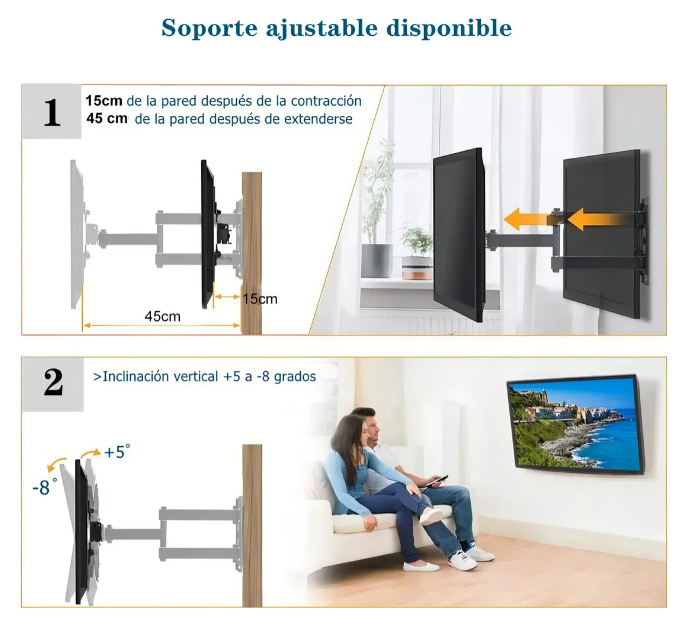 Foto 3 | Soporte para TV Xtellar 14 a 60  Pulgadas
