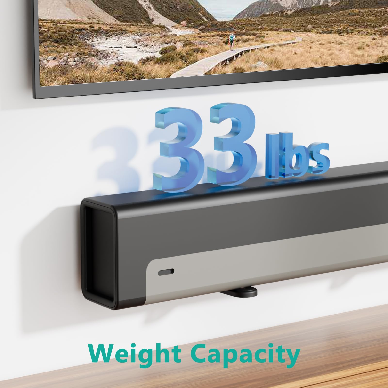 Foto 5 pulgar | Soporte Para Barra De Sonido Wali Slk203 Soporte De Pared Universal 15 Kg - Venta Internacional.