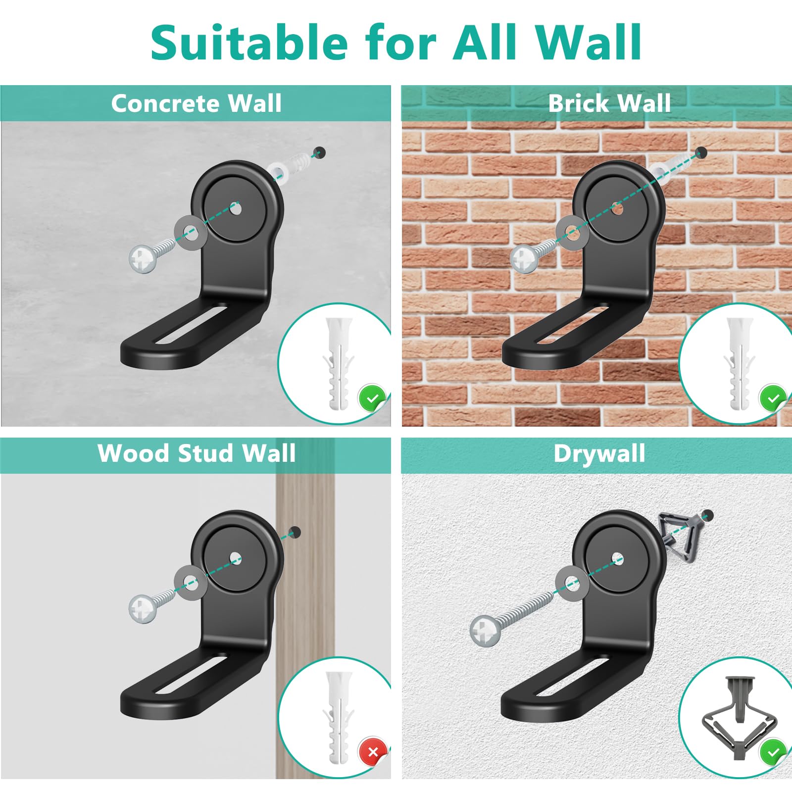 Foto 7 pulgar | Soporte Para Barra De Sonido Wali Slk203 Soporte De Pared Universal 15 Kg - Venta Internacional.
