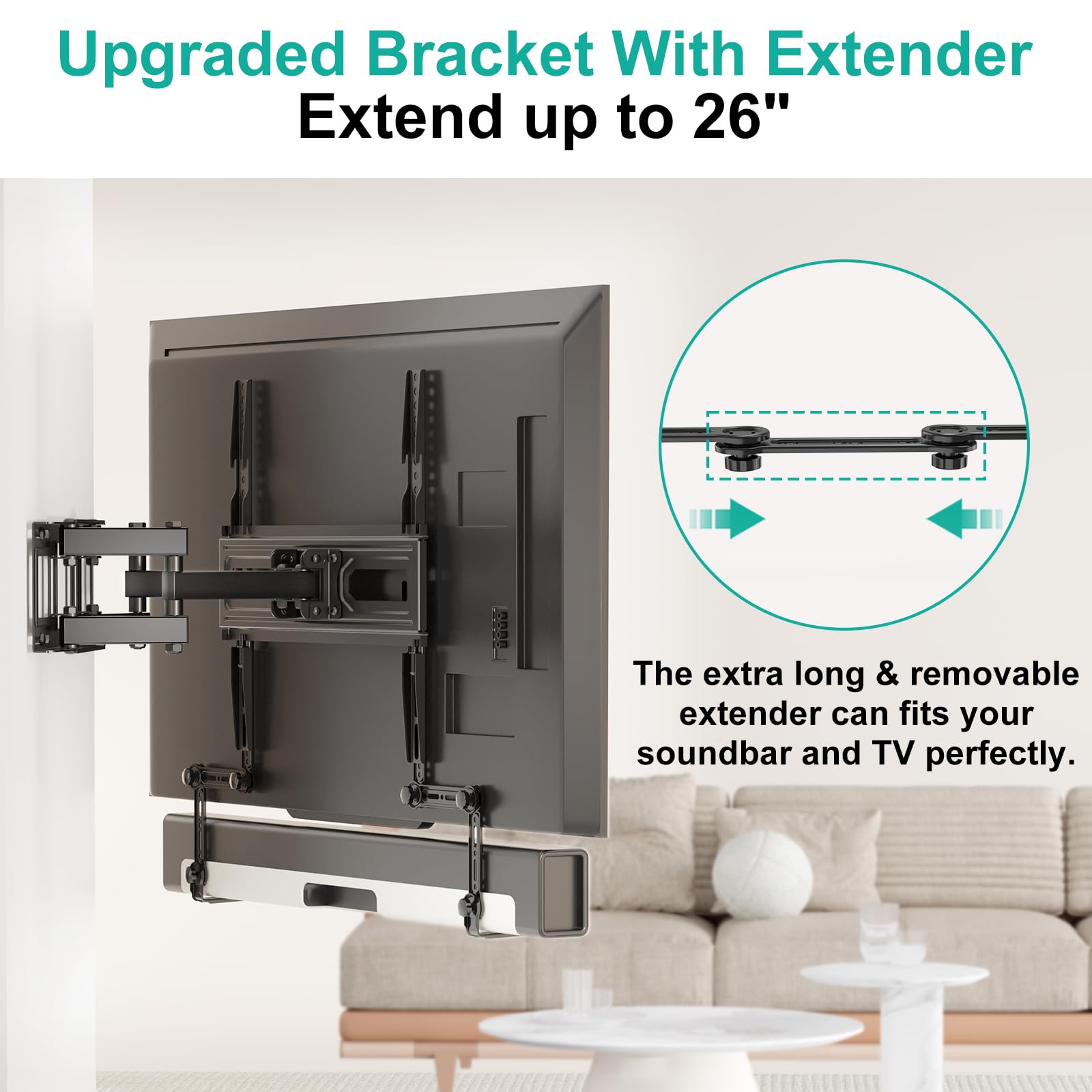 Foto 4 | Soporte Universal Para Barra De Sonido Wali Compatible Con Samsung, Sony,  - Venta Internacional.