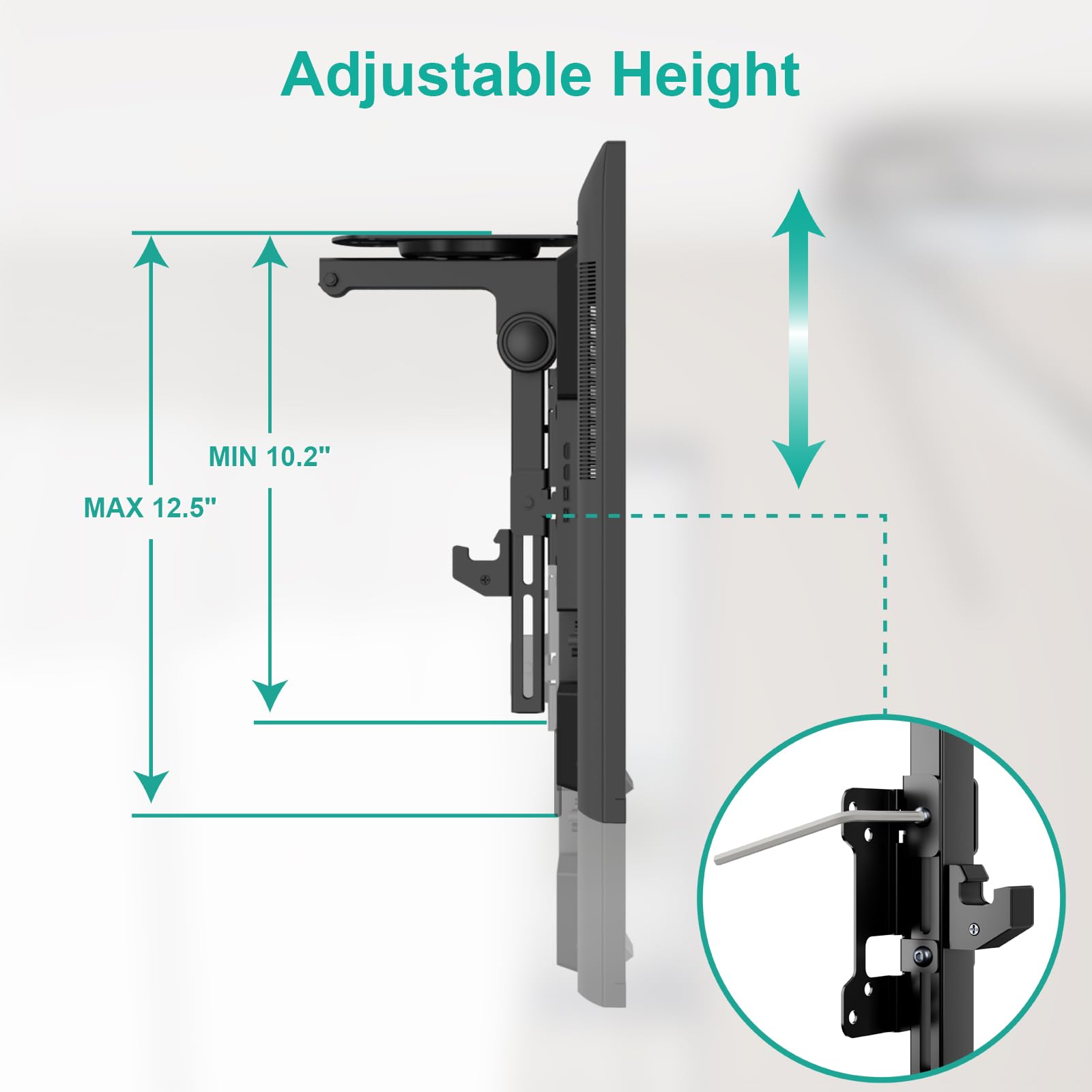 Foto 5 pulgar | Soporte de Tv de Techo Wali Fcm101- Venta Internacional