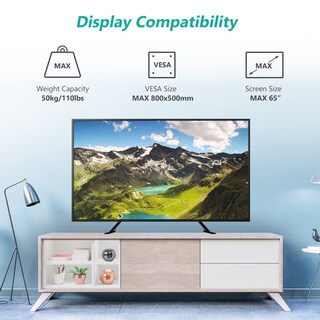 Foto 3 | Soporte De Tv Wali Universal Para Televisores Con Pantalla Plana Lcd De 55 Pulgadas - Venta Internacional.